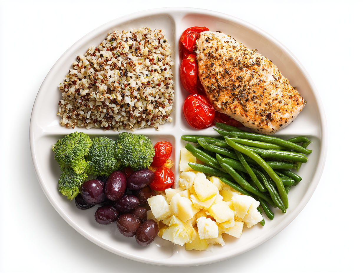 Сімейний стіл з корисними продуктами